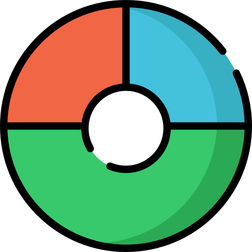 diagramme circulaire Special Lineal color Icône