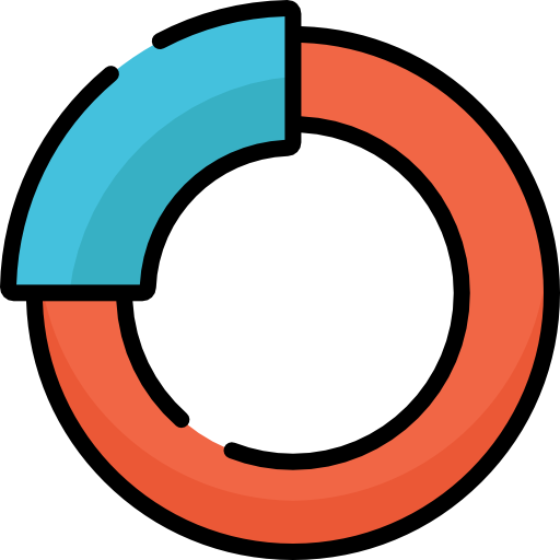 Pie chart Special Lineal color icon