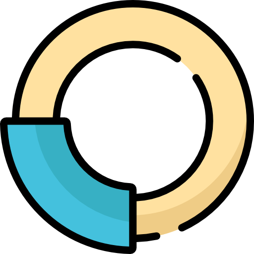 kuchendiagramm Special Lineal color icon