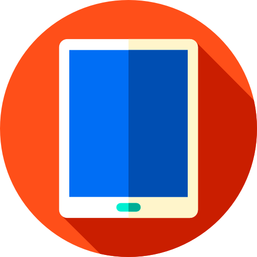 tablette Flat Circular Flat icon