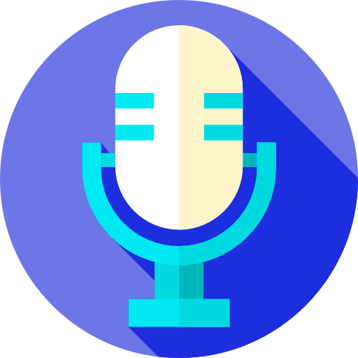 mikrofon Flat Circular Flat icon