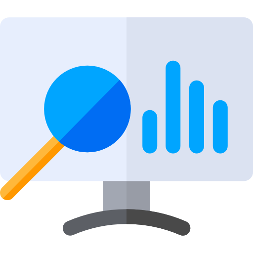 analyse Basic Rounded Flat icoon