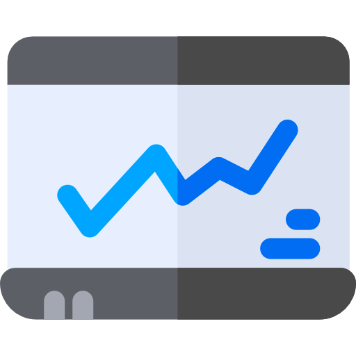Analytics Basic Rounded Flat icon