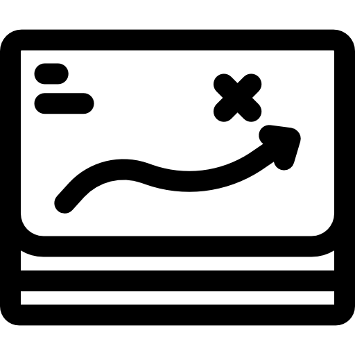 전략 Basic Rounded Lineal icon