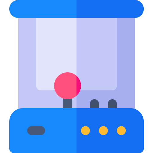 Arcade machine Basic Rounded Flat icon