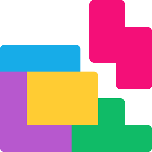 tetris Basic Rounded Flat icona