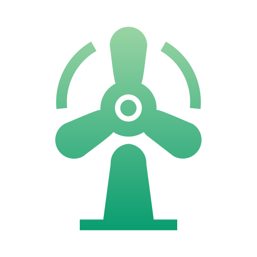 energia eolica Generic Flat Gradient icona