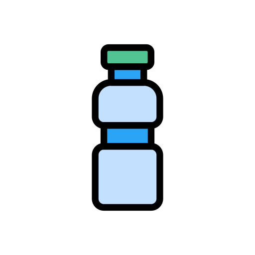 botella Vector Stall Lineal Color icono