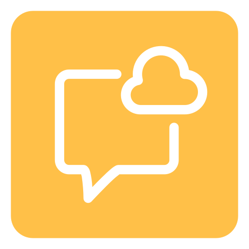messaggistica cloud Generic Flat icona