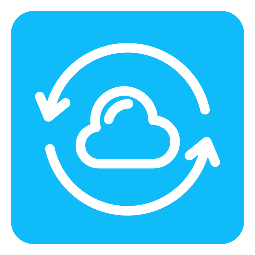 synchronisation cloud Generic Flat Icône