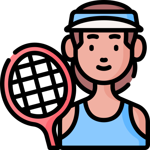 tenista Special Lineal color icono