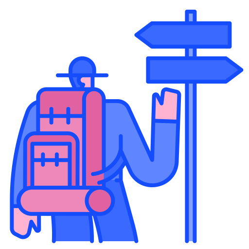 등산 Generic Outline Color icon