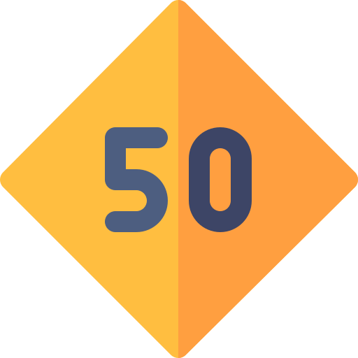 50 Basic Rounded Flat icon
