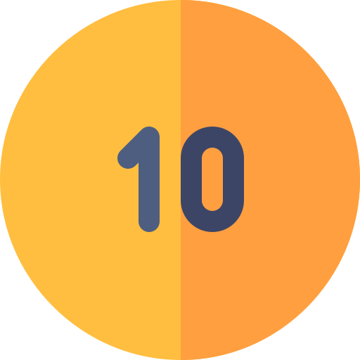 10 Basic Rounded Flat иконка