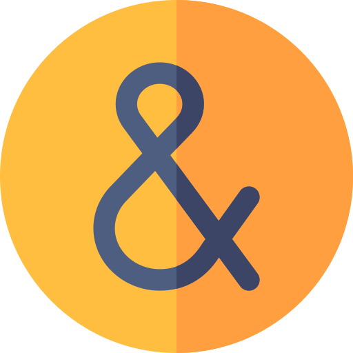 ampersand Basic Rounded Flat icoon