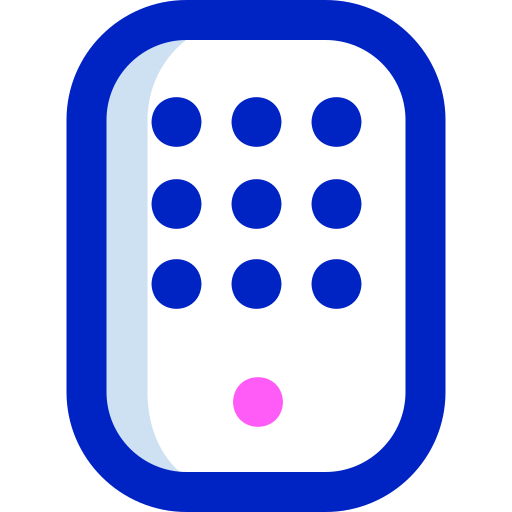 Mobile phone Super Basic Orbit Color icon