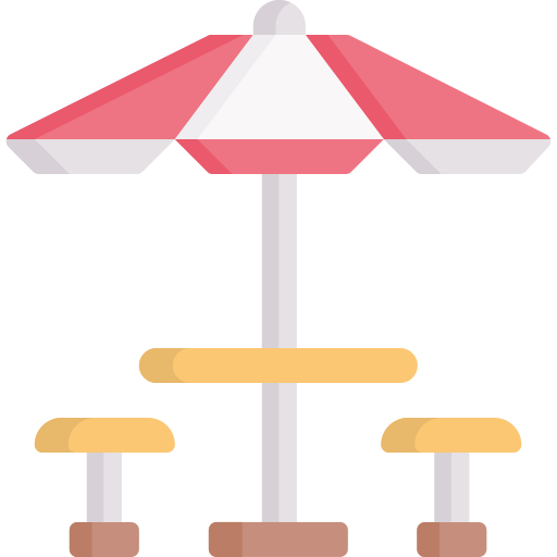 Picnic table Special Flat icon