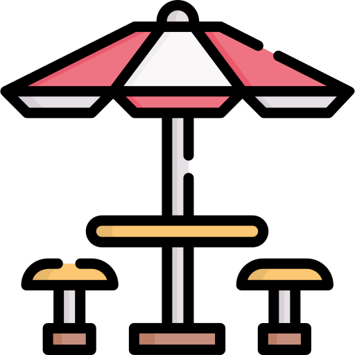 피크닉 테이블 Special Lineal color icon