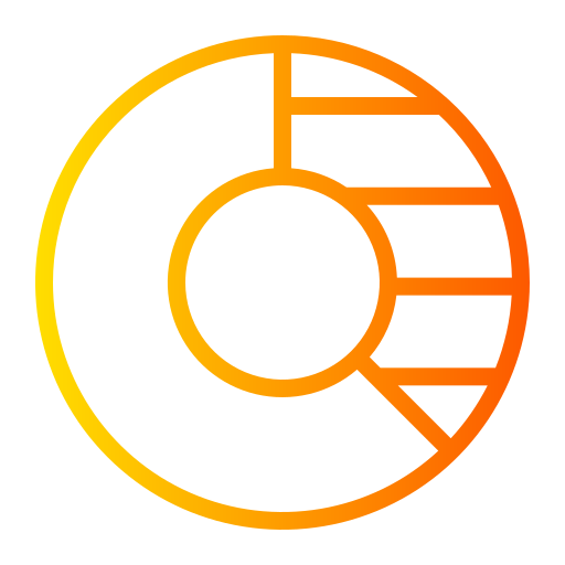 gráfico circular Generic Gradient icono
