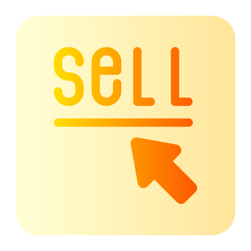 Sell Generic Flat Gradient icon