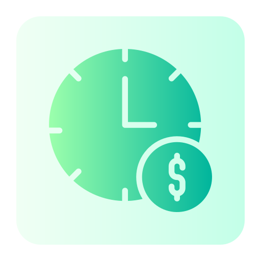 Time is money Generic Flat Gradient icon