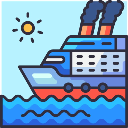 Морское путешествие Generic Outline Color иконка