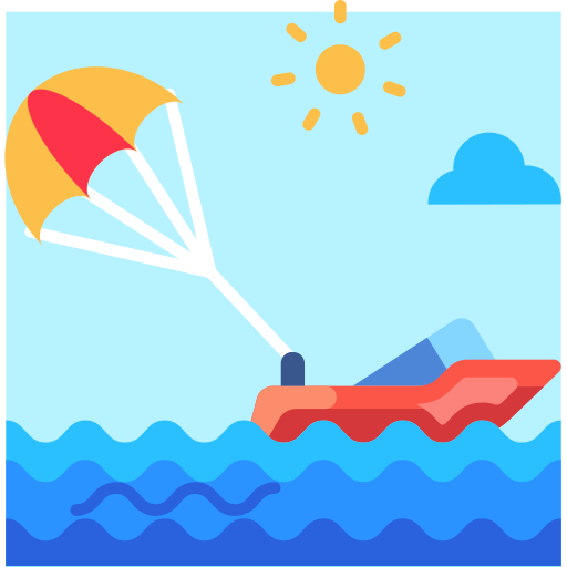 parasailing Generic Flat ikona