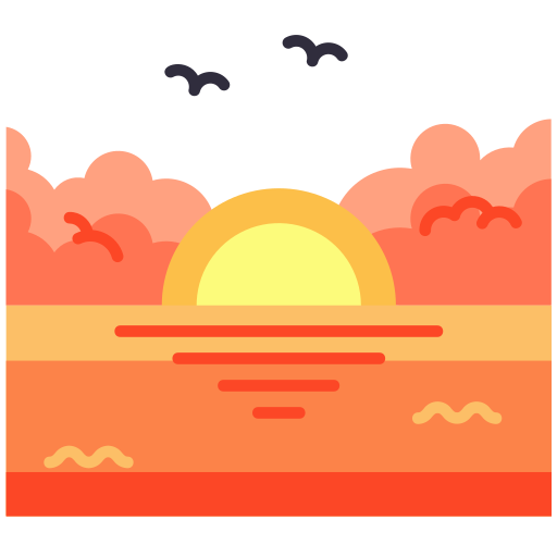 wschód słońca Generic Flat ikona