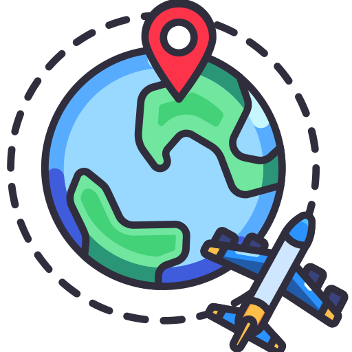 Traveling Generic Outline Color icon