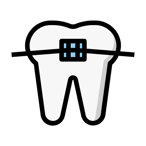 ortodontyczny Generic Outline Color ikona