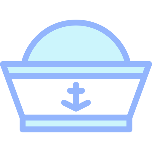 kapelusz marynarza Detailed color Lineal color ikona