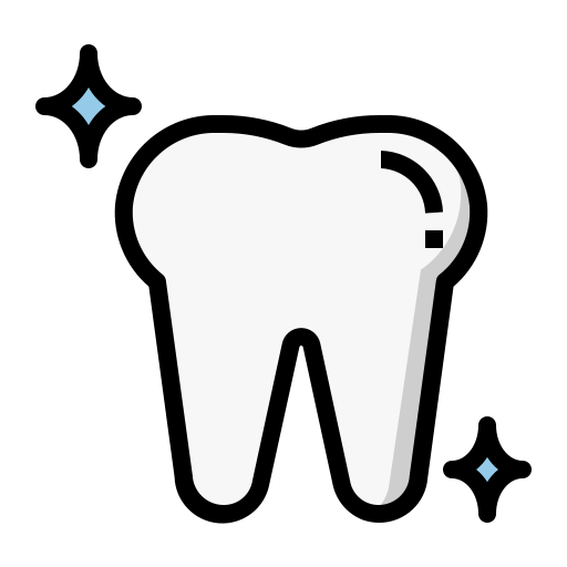 Clean tooth Generic Outline Color icon