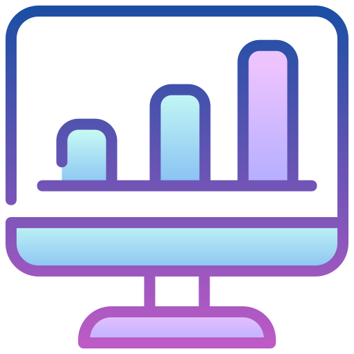 monitor Generic Flat Gradient ikona