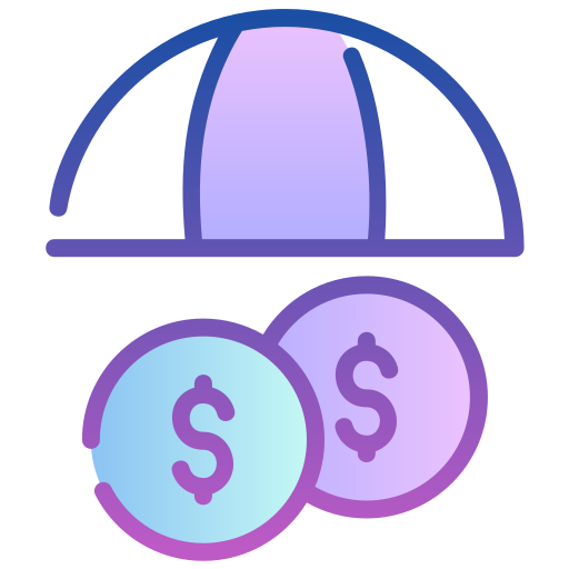 verzekering Generic Flat Gradient icoon