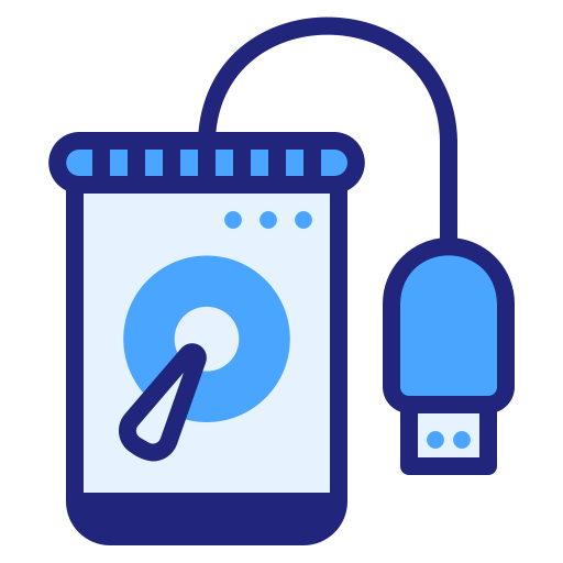 ハードディスク Generic Blue icon
