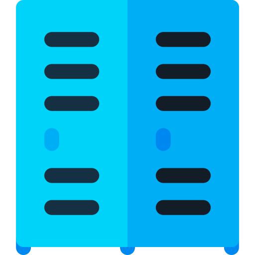 ロッカー Basic Rounded Flat icon