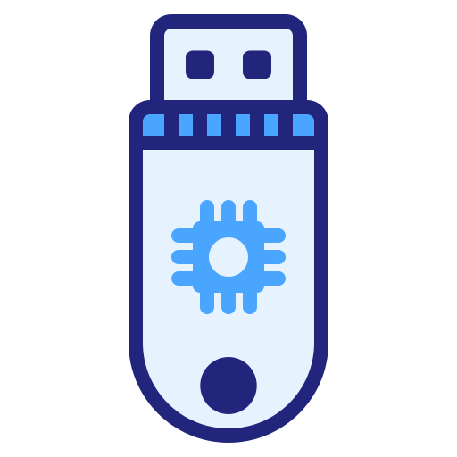 usb-stick Generic Blue icoon