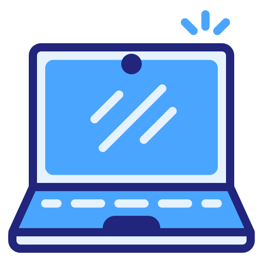 Laptop Generic Blue icon