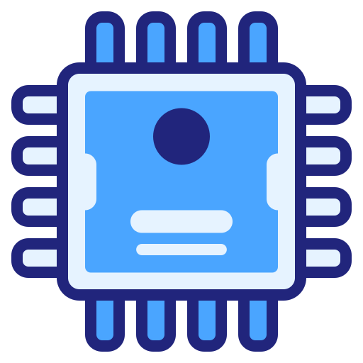 プロセッサー Generic Blue icon
