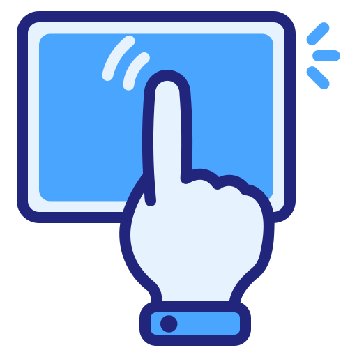 Touchscreen Generic Blue icon