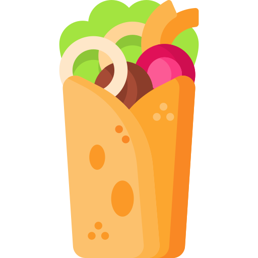 burrito Special Flat icoon