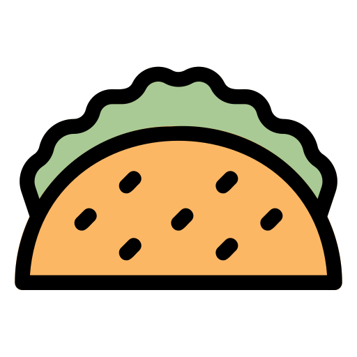 tacos Generic Outline Color Ícone