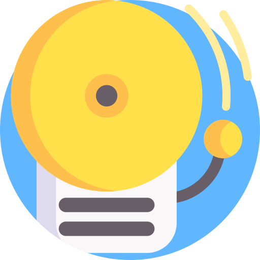 schulglocke Detailed Flat Circular Flat icon