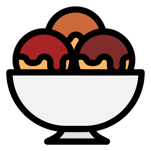 아이스크림 컵 Generic Outline Color icon