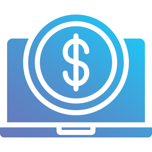 digitaal geld Generic Flat Gradient icoon