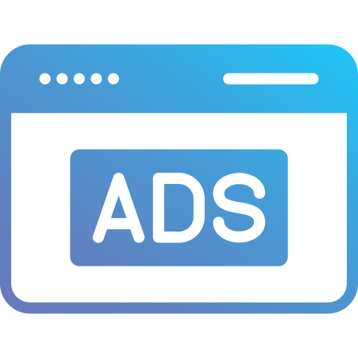 Video advertising Generic Outline Gradient icon