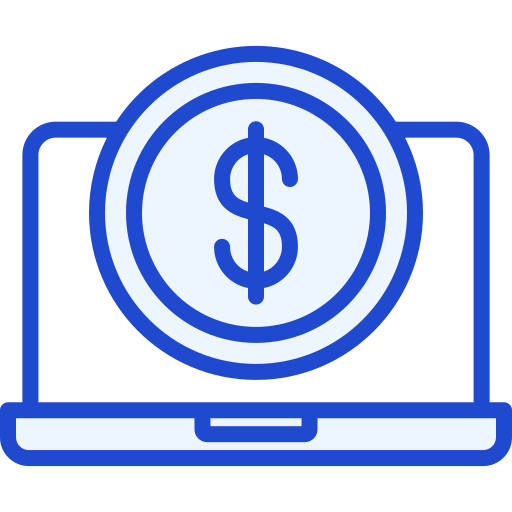 Цифровые деньги Generic Blue иконка