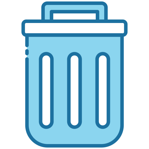 쓰레기통 Generic Blue icon
