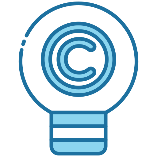Copyright Generic Blue icon
