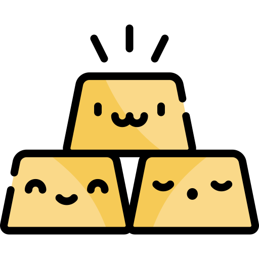 goldbarren Kawaii Lineal color icon